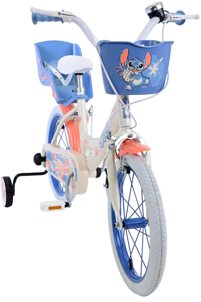 Disney Stitch Barncykel Två Handbromsar, 16 tum - Lilla Cykelbutiken