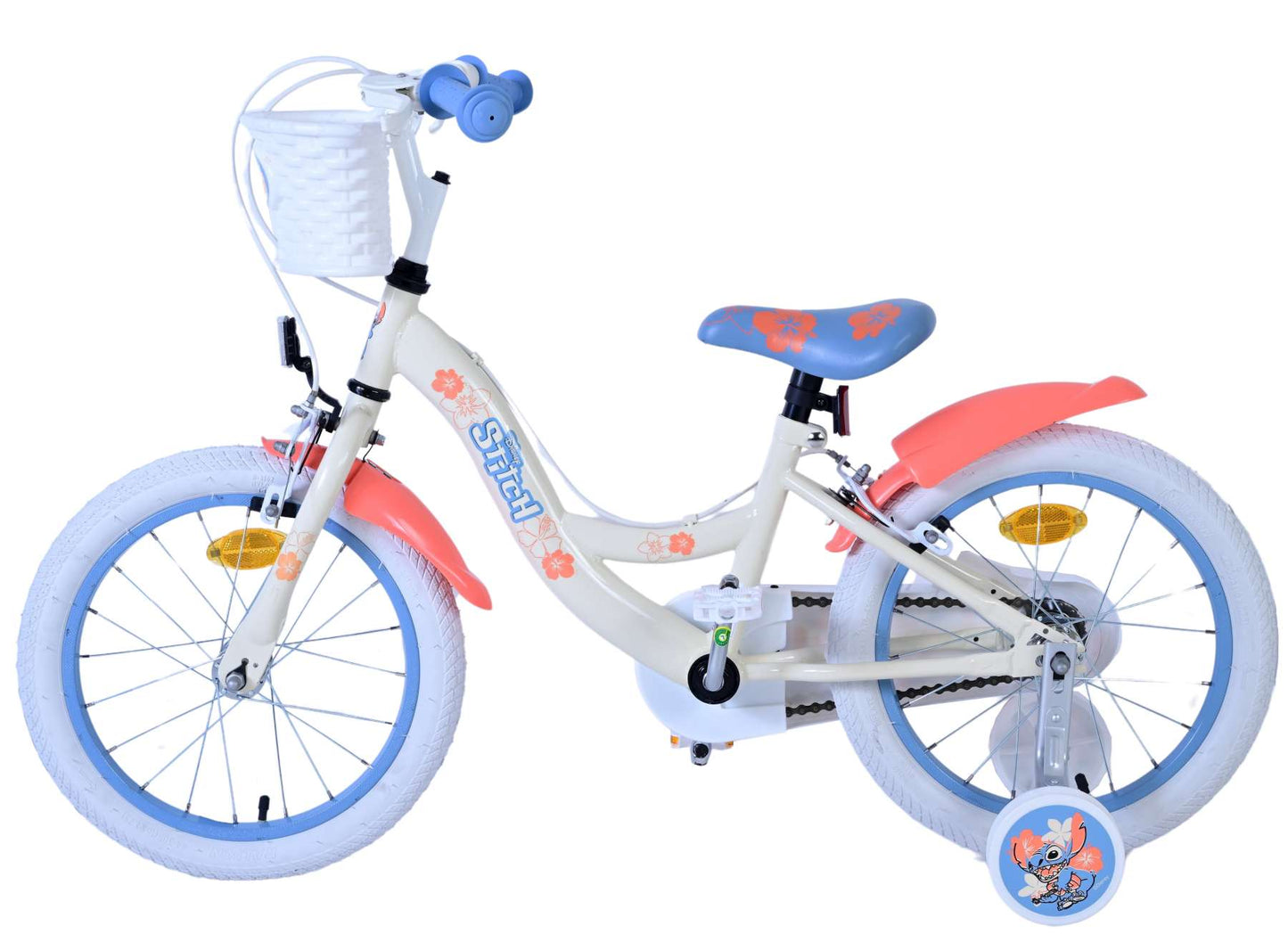 Disney Stitch Barncykel Två Handbromsar, 16 tum - Lilla Cykelbutiken