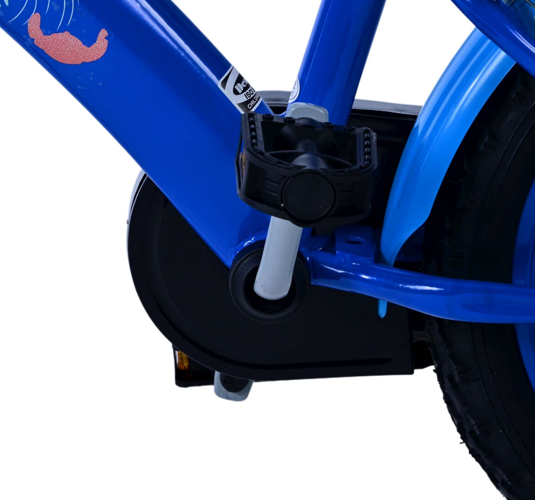Disney Stitch Barncykel Två Handbromsar 14 tum, Blå - Lilla Cykelbutiken