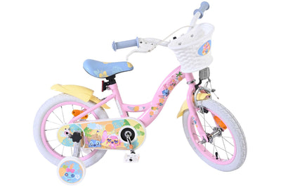 Disney Stitch 14 tum barncykel, Rosa - För barn 3-5 år