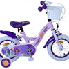 Disney Wish Barncykel Två Handbromsar 12 tum, Lila - Lilla Cykelbutiken