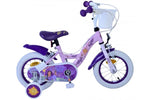 Disney Wish Barncykel Två Handbromsar 12 tum, Lila - Lilla Cykelbutiken