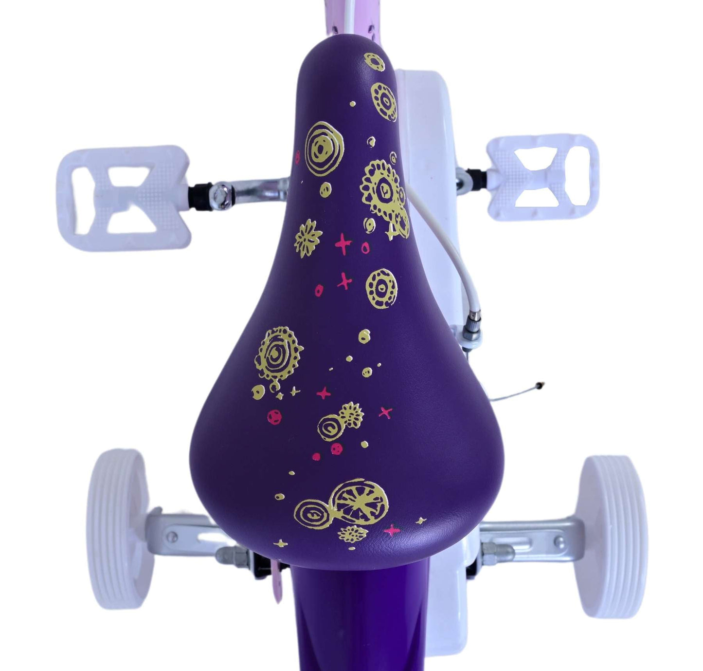 Disney Wish Barncykel Två Handbromsar 12 tum, Lila - Lilla Cykelbutiken
