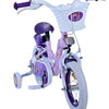 Disney Wish Barncykel Två Handbromsar 12 tum, Lila - Lilla Cykelbutiken