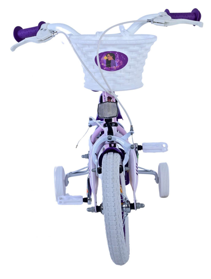 Disney Wish Barncykel Två Handbromsar 12 tum, Lila - Lilla Cykelbutiken