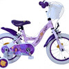 Disney Wish Barncykel Två Handbromsar 14 tum, Lila - Lilla Cykelbutiken
