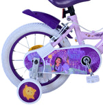 Disney Wish Barncykel Två Handbromsar 14 tum, Lila - Lilla Cykelbutiken