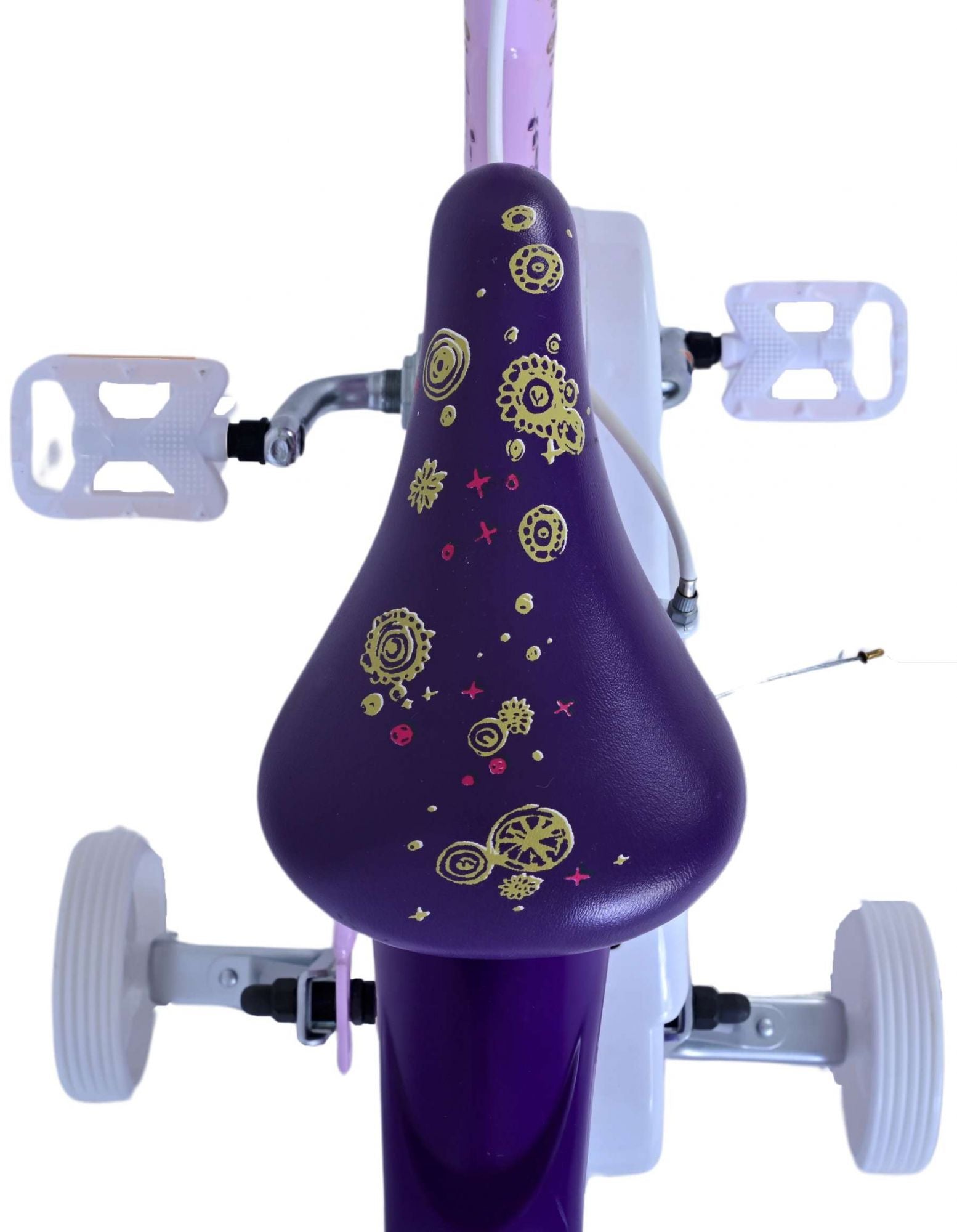 Disney Wish Barncykel Två Handbromsar 14 tum, Lila - Lilla Cykelbutiken