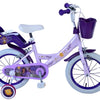 Disney Wish Barncykel Två Handbromsar 14 tum, Lila - Lilla Cykelbutiken