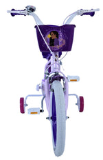 Disney Wish Barncykel Två Handbromsar 16 tum, Lila - Lilla Cykelbutiken