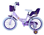 Disney Wish Barncykel Två Handbromsar 16 tum, Lila - Lilla Cykelbutiken