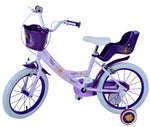 Disney Wish Barncykel Två Handbromsar 16 tum, Lila - Lilla Cykelbutiken