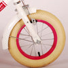 Volare Excellent Barncykel 12 tum, Vit - Lilla Cykelbutiken