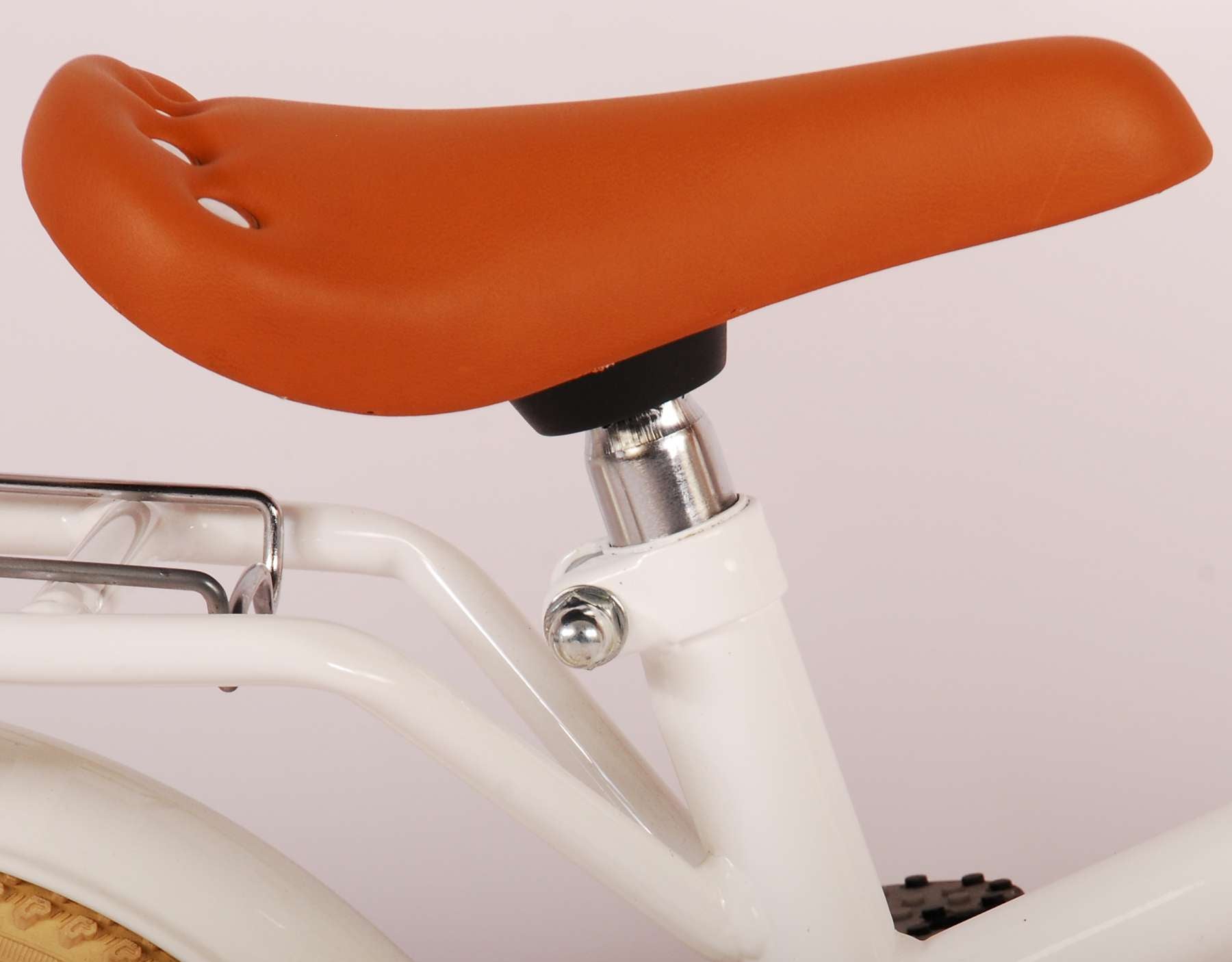 Volare Excellent Barncykel 12 tum, Vit - Lilla Cykelbutiken