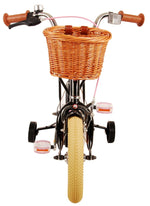 Volare Excellent Barncykel 12 tum, Svart - Lilla Cykelbutiken
