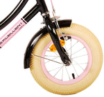Volare Excellent Barncykel 12 tum, Svart - Lilla Cykelbutiken