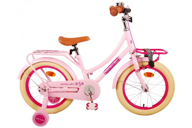 Volare Excellent Barncykel 16 tum, Rosa - Lilla Cykelbutiken