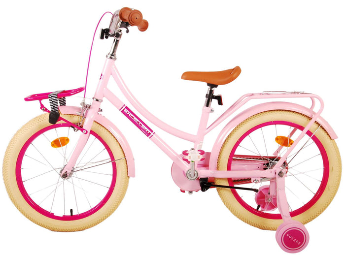Volare Excellent Barncykel 18 tum, Rosa - Lilla Cykelbutiken
