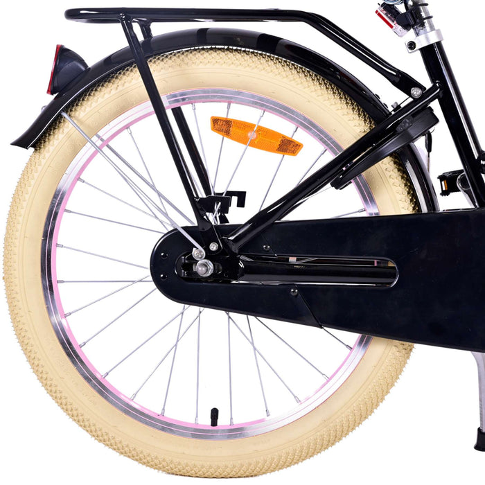 Volare Excellent Barncykel 20 tum, Svart - Lilla Cykelbutiken