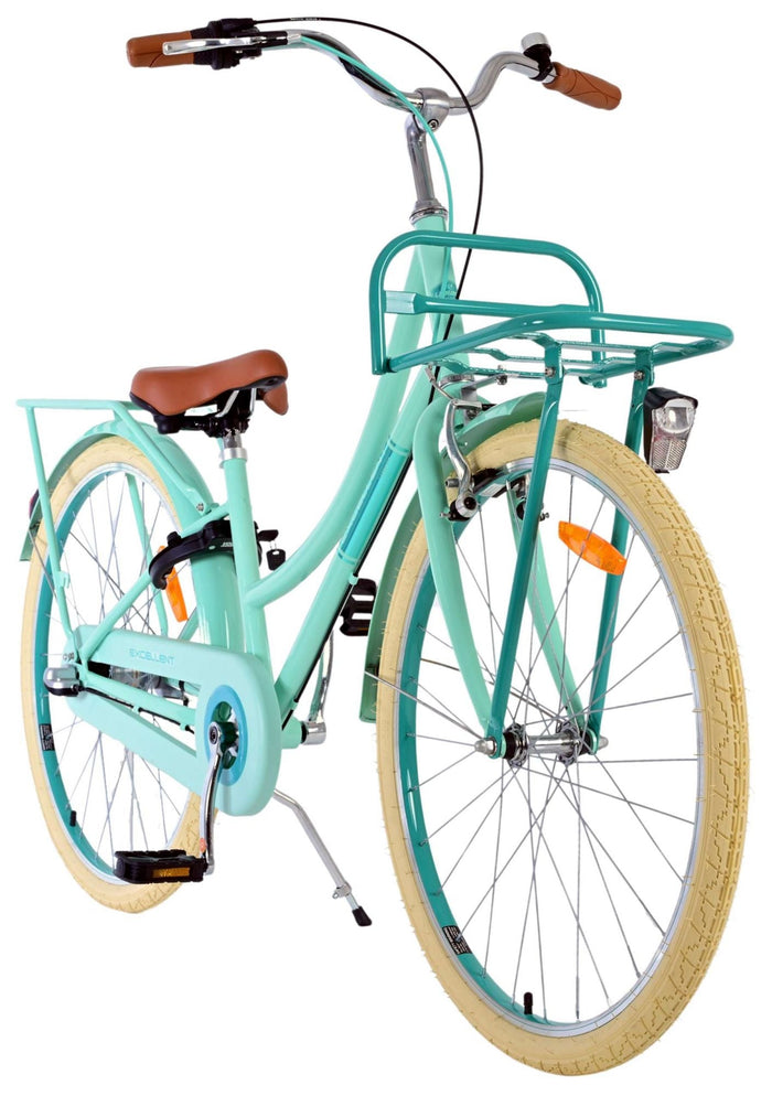 Volare Excellent Barncykel 26 tum, Grön 3 Växlar - Lilla Cykelbutiken