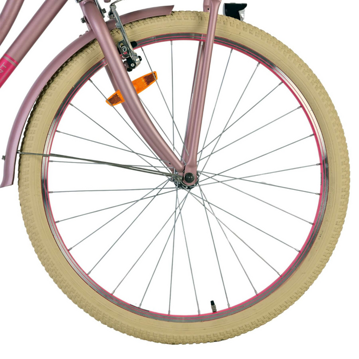 Volare Excellent Barncykel 26 tum, Matt Rosa - För barn 9+ år