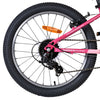 Volare Boost Barncykel 20 tum, 7 växlar, dubbla handbromsar, Rosa - För barn 6-8 år