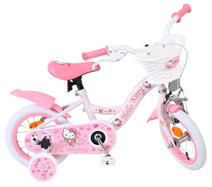 Hello Kitty Pink Barncykel 12 tum, Rosa - För barn 3-4 år