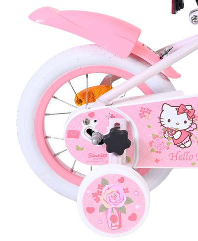 Hello Kitty Pink Barncykel 12 tum, Rosa - För barn 3-4 år