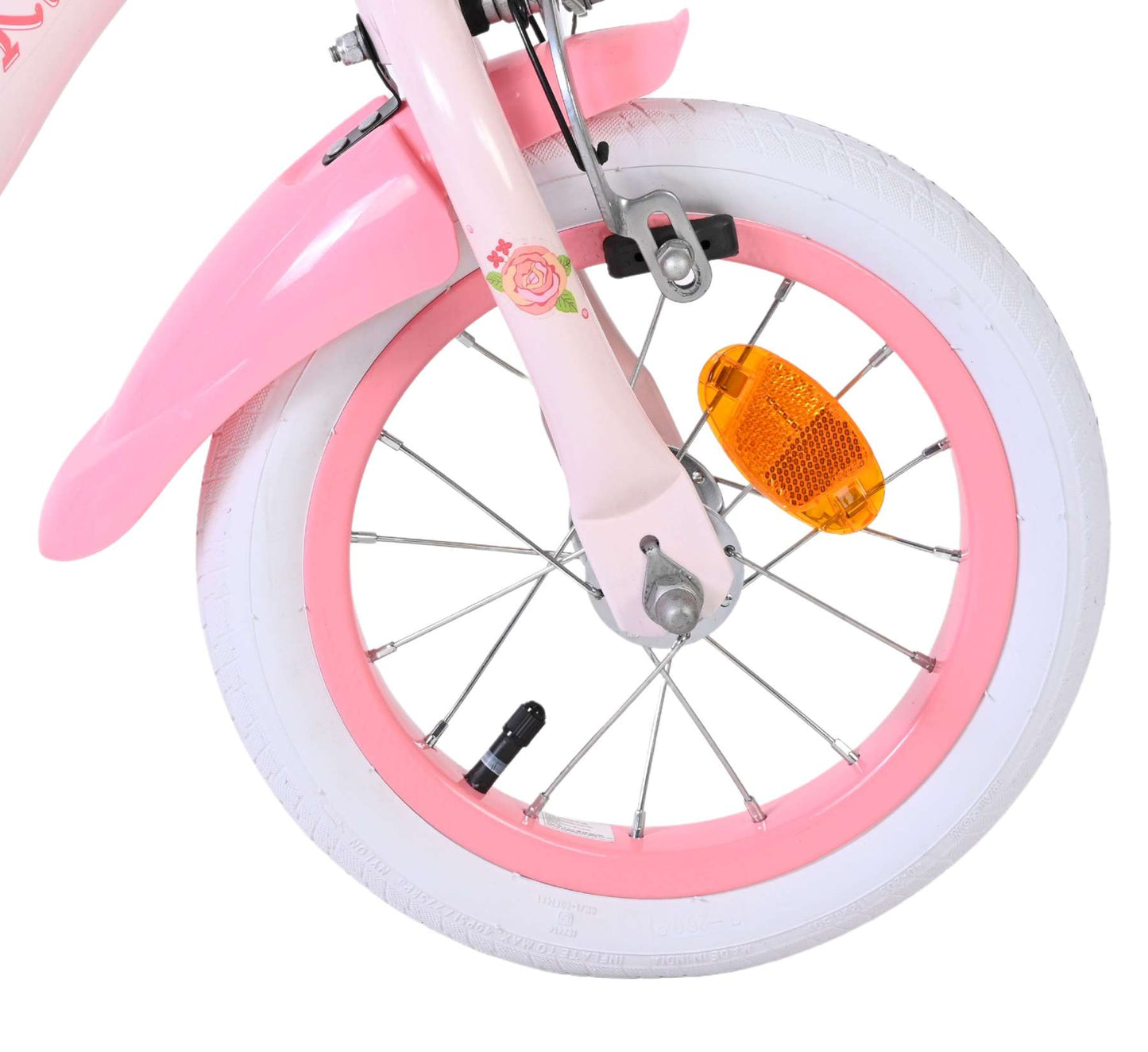 Hello Kitty Rosa 12 tum – Barncykel med två handbromsar
