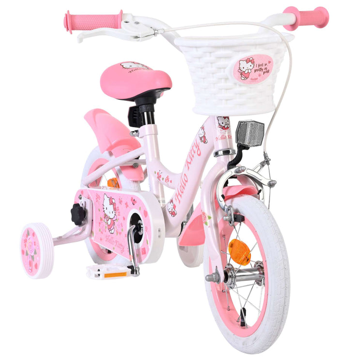 Hello Kitty Pink Barncykel 12 tum, Rosa - För barn 3-4 år