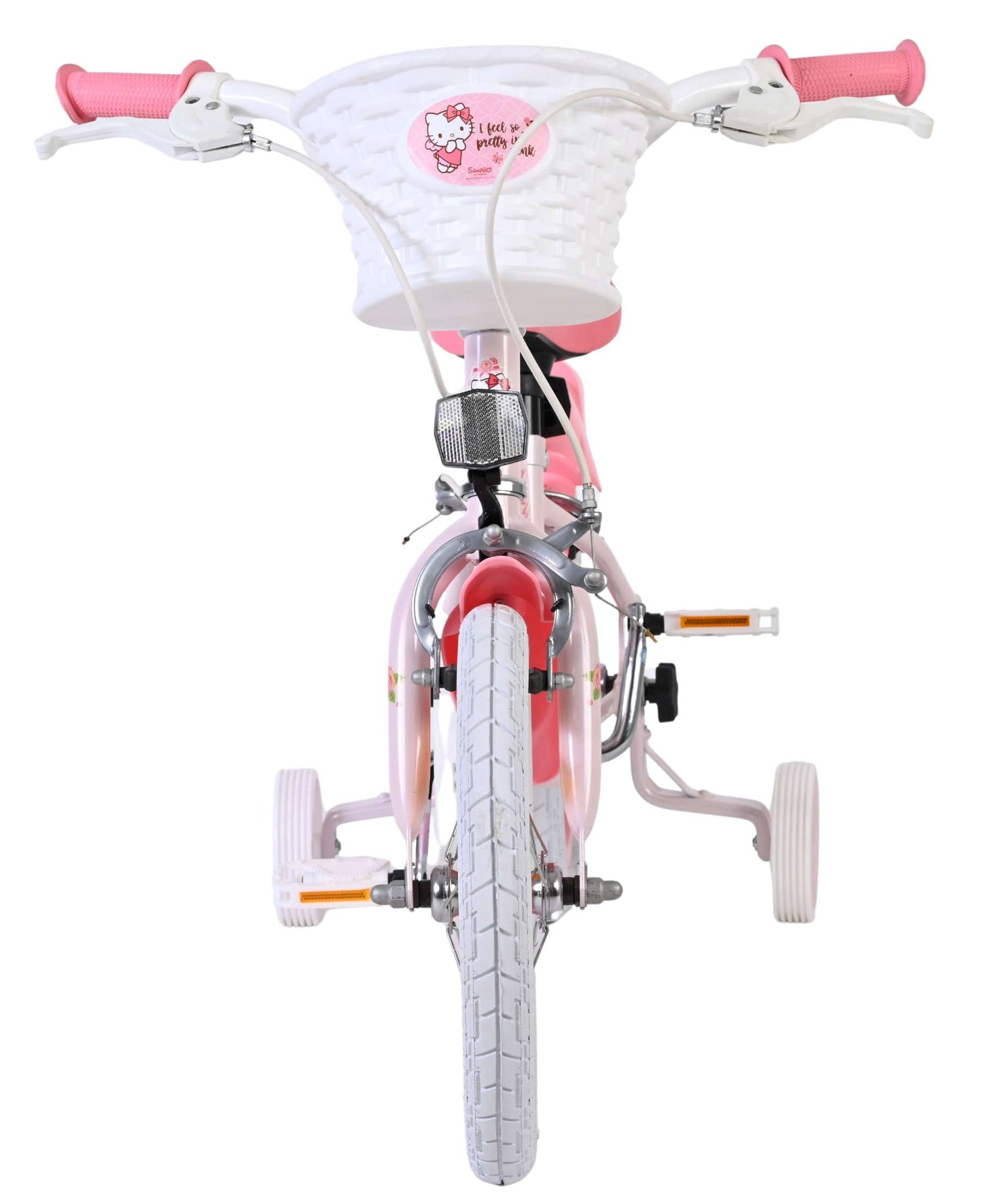 Hello Kitty Rosa 14 tum – Barncykel med två handbromsar