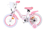 Hello Kitty 14 tum barncykel – Ljusrosa med korg | barncykel – För barn 3,5–5 år