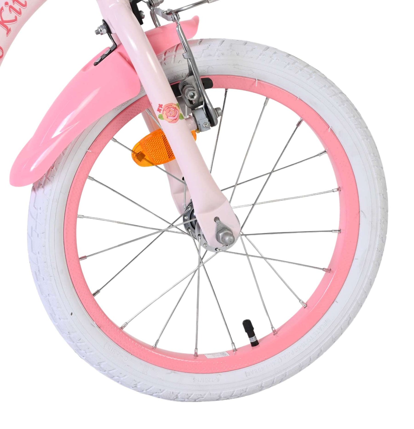 Volare Hello Kitty Barncykel 16 tum, Rosa - För barn 4-6 år