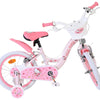 Hello Kitty Pink Barncykel 16 tum, dubbla handbromsar, Rosa - För barn 4-6 år