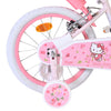 Hello Kitty Pink Barncykel 16 tum, dubbla handbromsar, Rosa - För barn 4-6 år