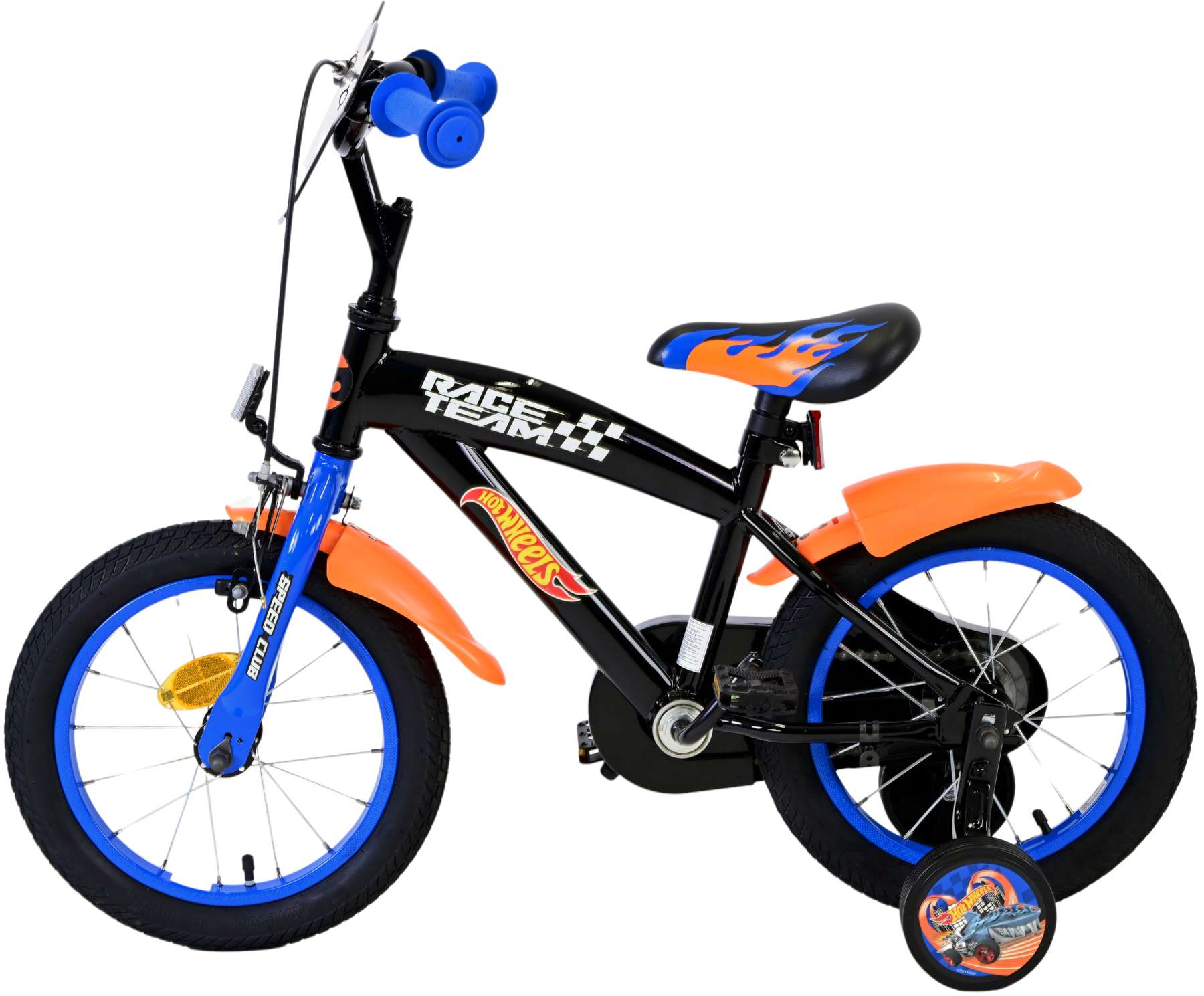Hot Wheels Barncykel, 14 tum - Lilla Cykelbutiken