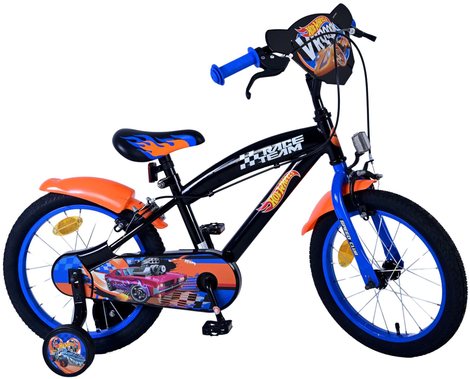 Hot Wheels Barncykel Två Handbromsar, 16 tum - Lilla Cykelbutiken