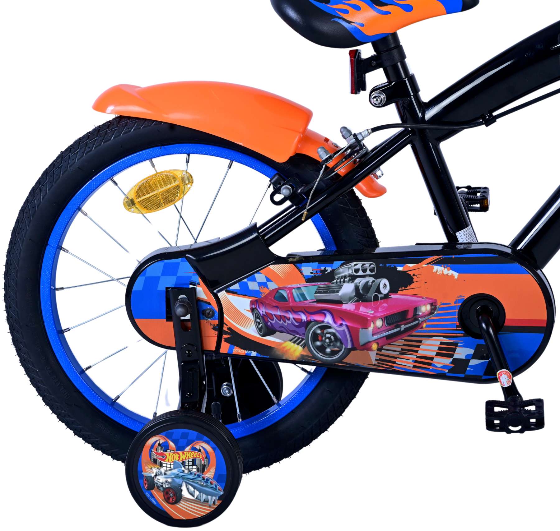 Hot Wheels Barncykel Två Handbromsar, 16 tum - Lilla Cykelbutiken