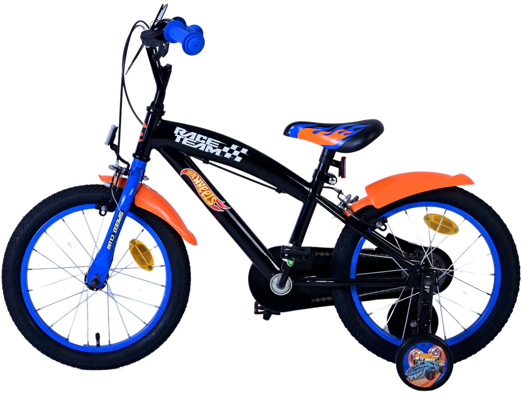 Hot Wheels Barncykel Två Handbromsar, 16 tum - Lilla Cykelbutiken