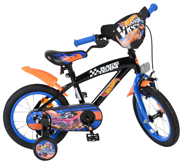 Hot Wheels Barncykel 14 tum, Svart - För barn 5-5 år