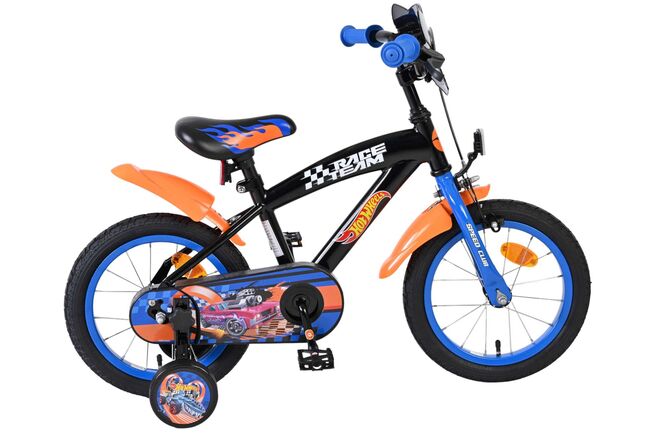 Hot Wheels Barncykel 14 tum, Svart - För barn 5-5 år