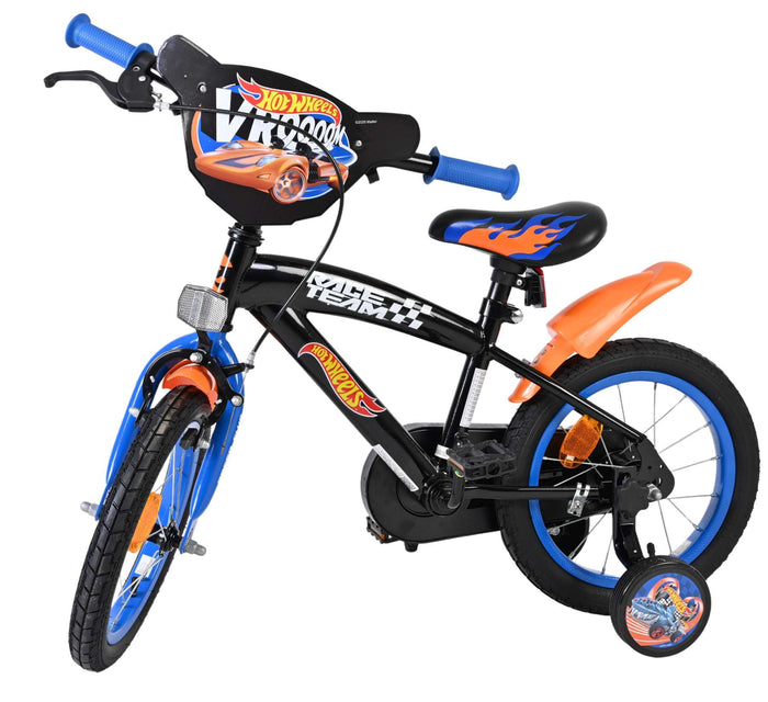 Hot Wheels Barncykel 14 tum, Svart - För barn 5-5 år