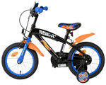 Hot Wheels Barncykel 14 tum, dubbla handbromsar, Svart - För barn 5-5 år