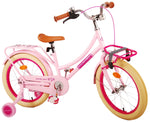 Volare Excellent 18 tum Barncykel för Tjejer, Med Stödhjul, Korg & Handbroms - För barn 4-7 år
