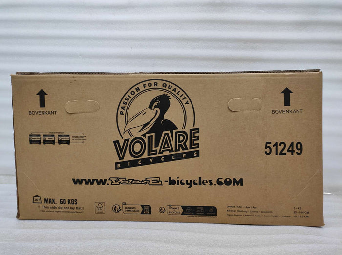 Volare Strike Barncykel 12 tum, Orange - För barn 3-4 år