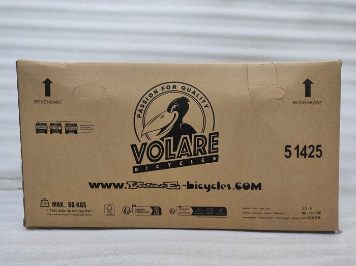 Volare Strike Barncykel 14 tum, dubbla handbromsar, Orange - För barn 5-5 år