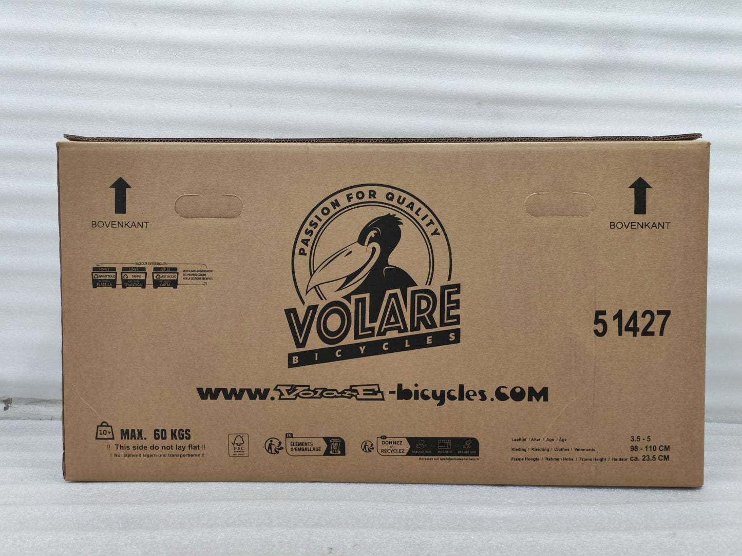 Volare Strike Barncykel 14 tum, Grön - För barn 5-5 år