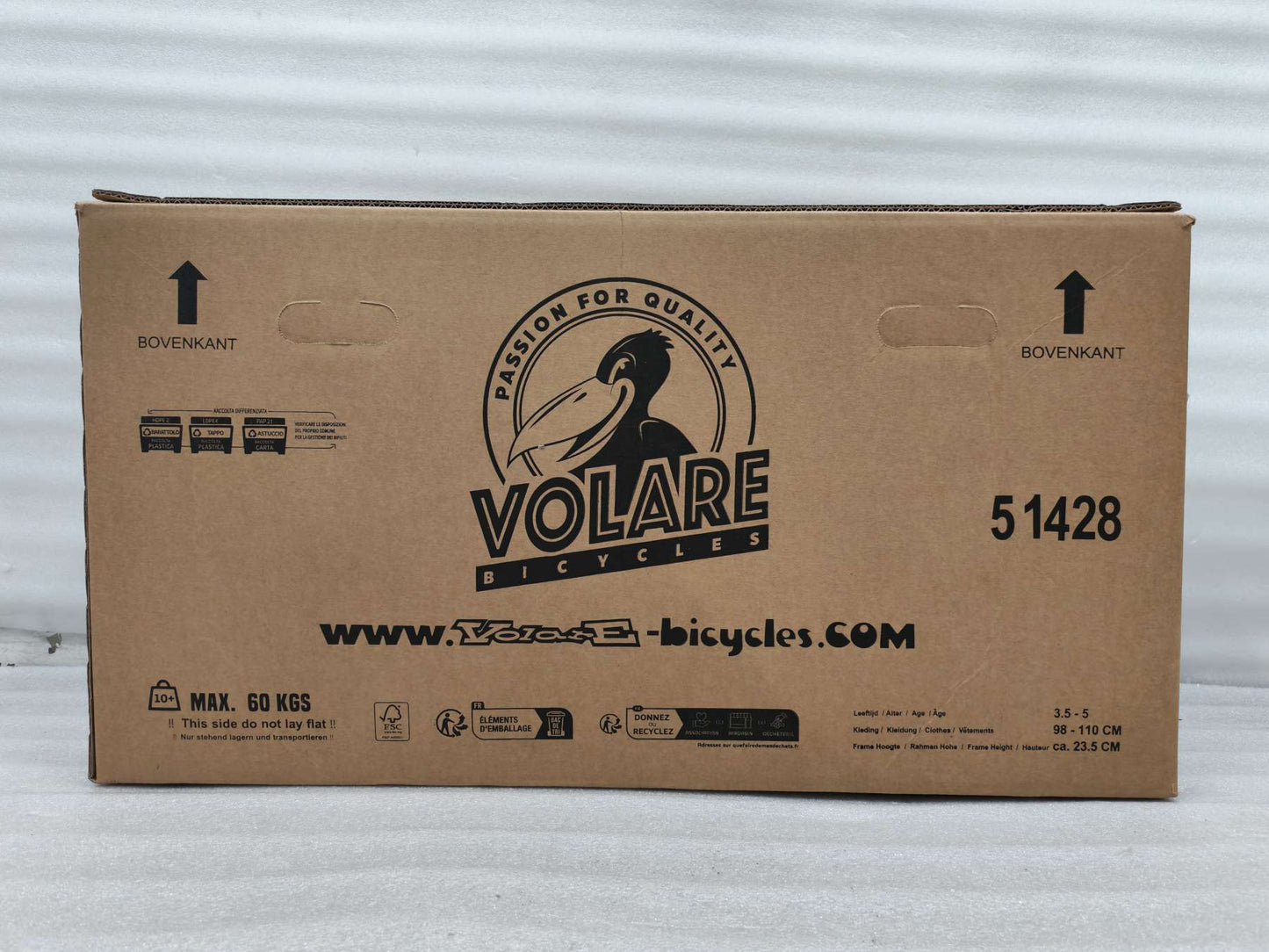Volare Strike Barncykel 14 tum, dubbla handbromsar, Grön - För barn 5-5 år