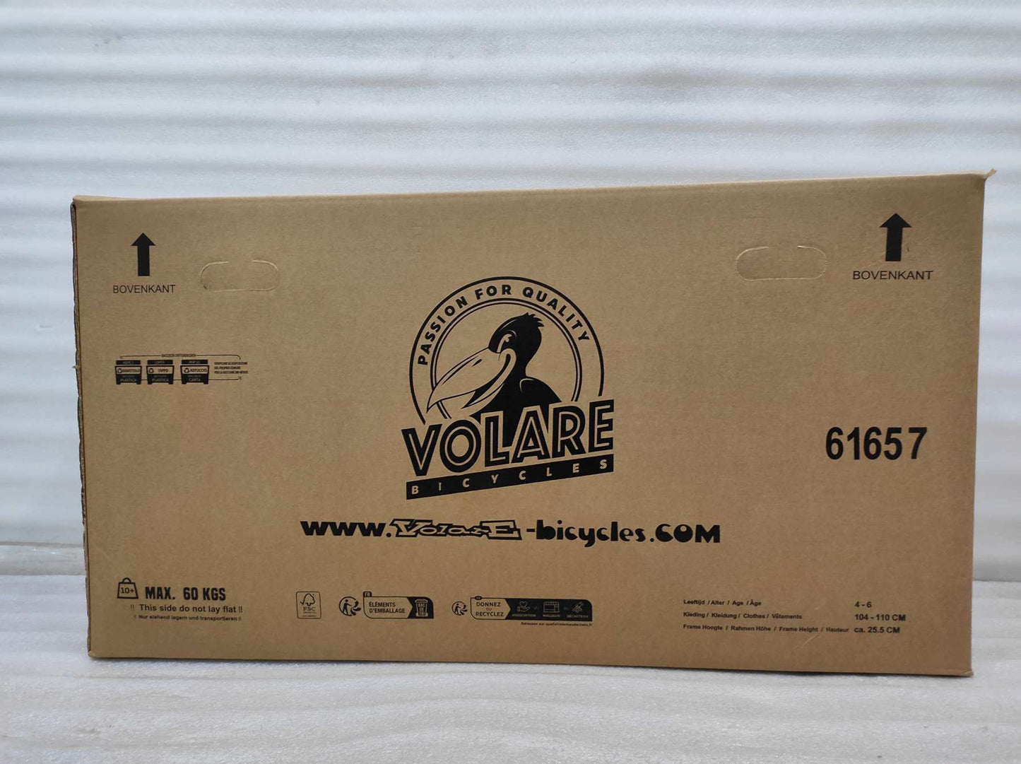 Volare Thombike Barncykel 16 tum, Gul - För barn 4-6 år