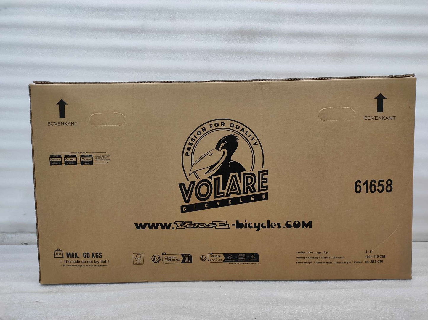 Volare Thombike Barncykel 16 tum, Grå - För barn 4-6 år